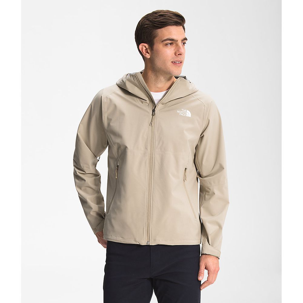 The North Face Rain Jacket Mens Australia - The North Face Allproof Stretch Khaki Dryvent (BXG-10869